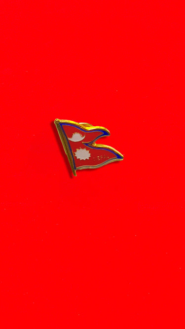 Nepali Flag Brooch - House of Nepal