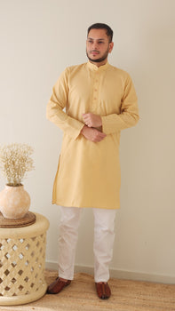 Cotton Mens Kurta with Pajama - House of Nepal