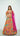 Aurora Mustard Position Print Traditional Lehenga