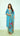 Sage Blue Threadwork Kurta Set