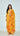 Mustard Yellow Handwork Kurta Set with Floral Shawl