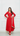 Red Chikankari Anarkali Suit