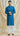 Mens Rayon Kurta In Teal Blue