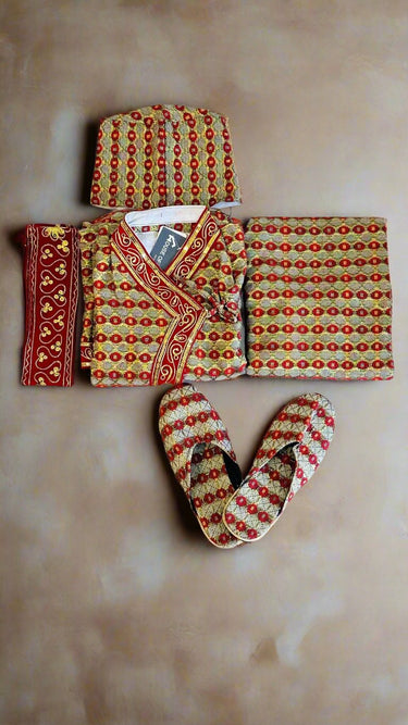 Mens Dhaka Bridal Set Pattern 1 - House of Nepal