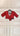 Half Sleeve Designer Blouse Red Perfection - House of Nepal