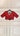 Half Sleeve Designer Blouse Red Perfection - House of Nepal
