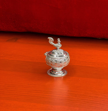 Pure Silver Sindur Box - House of Nepal