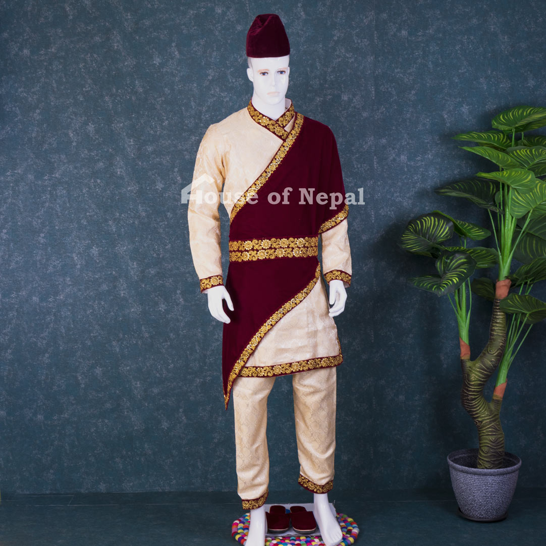 Nepali wedding best sale dress for groom