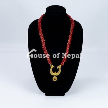 Pote With Gold Imitation Jewelry - House of Nepal