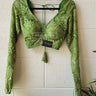 Full Sleeve Green Boutique Blouse - House of Nepal