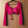 Full Sleeve  Pink Boutique Blouse - House of Nepal