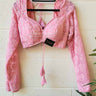 Full Sleeve Baby-Pink Boutique Blouse - House of Nepal
