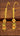 Gold Imitation Yarling Earrings with chain