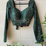 Full Sleeve Sequence Boutique Blouse - House of Nepal