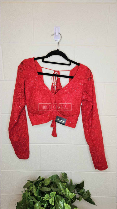 Full Sleeve Rose Boutique Blouse - House of Nepal