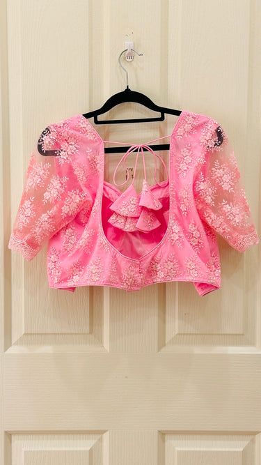 Half Sleeve Pink Boutique Blouse