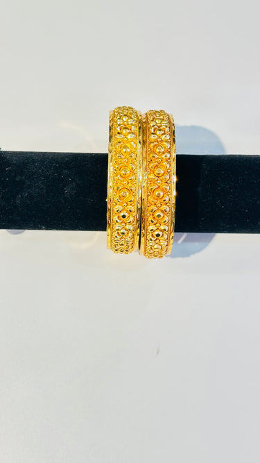 Gold Imitation Bangles Amaryllis