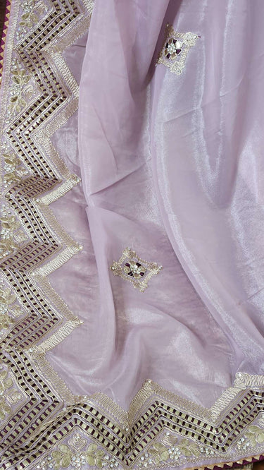 Pure Crepe Silk with Hand Embroidery - House of Nepal