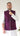 Velvet Nehru Jacket in Wine