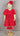 Red Pasni Frock for Baby Girl With Hair Band and Shoes