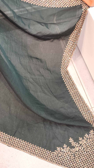 Shine Chiffon Border Saree