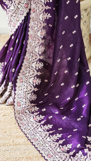 Heavy Handwork Saree