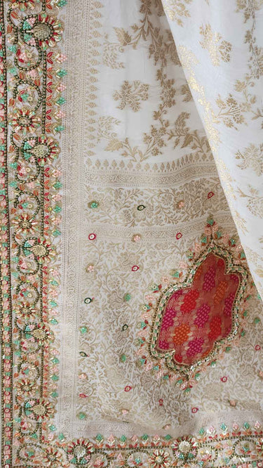 Banarashi Handwork Border Saree