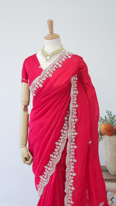 Crepe Handwork Saree