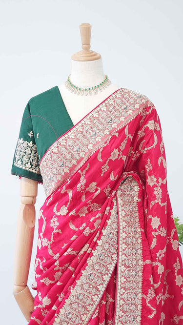 Crepe Saree with Heavy Border