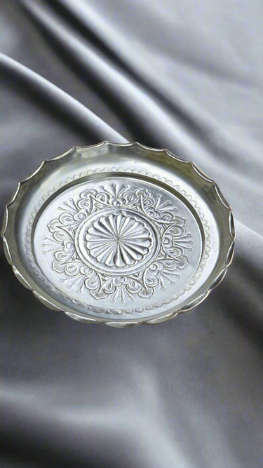 Silver Imitation Pasni Plate Tray