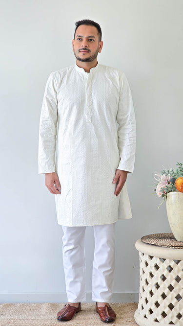 Malai Silk Kurta For Men