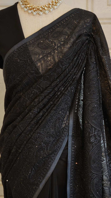Georgette Kashmiri Saree