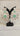 Silver Stone Earrings with Beads Green