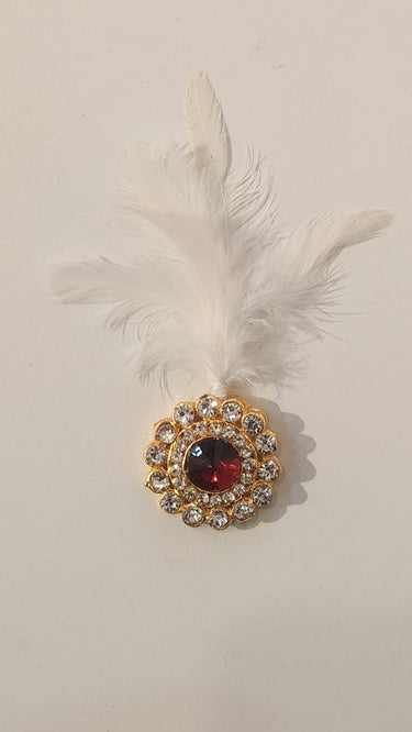 Brooch with Feather