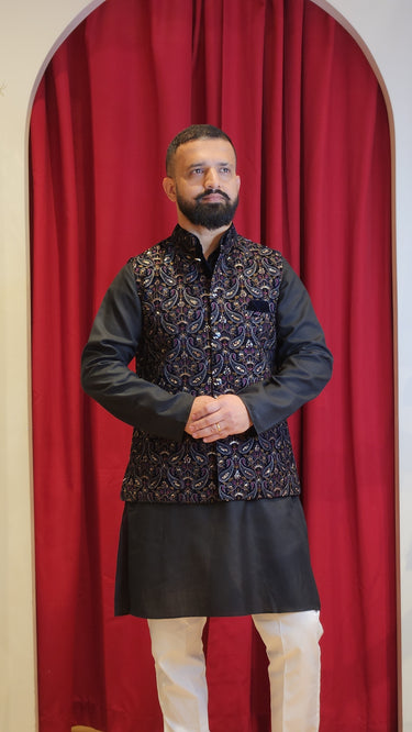 Velvet Nehru Jacket