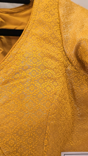Banarasi Saree Blouse with High Backline
