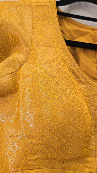 Banarasi Saree Blouse with High Backline