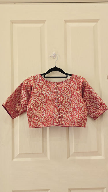 Banarasi Saree Blouse with High Backline