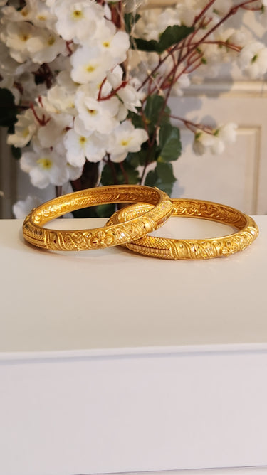 Panchadhatu Bangle Set Amber