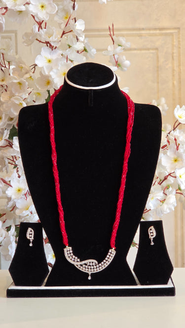 American Diamond Hydro Crystal Mangalsutra Infinity