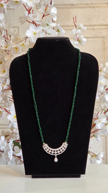American Diamond Hydro Crystal Mangalsutra Amara