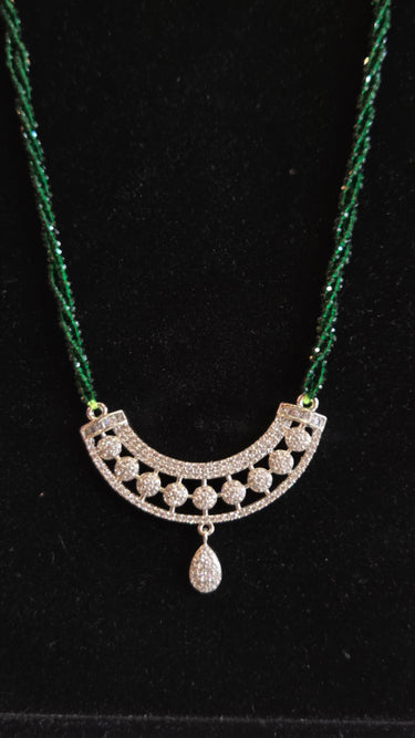 American Diamond Hydro Crystal Mangalsutra Amara