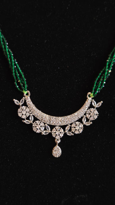 American Diamond Hydro Crystal Mangalsutra Vivah