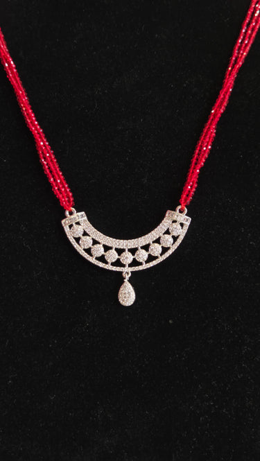 American Diamond Hydro Crystal Mangalsutra Eternal