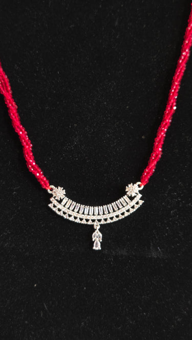 American Diamond Hydro Crystal Mangalsutra Divya
