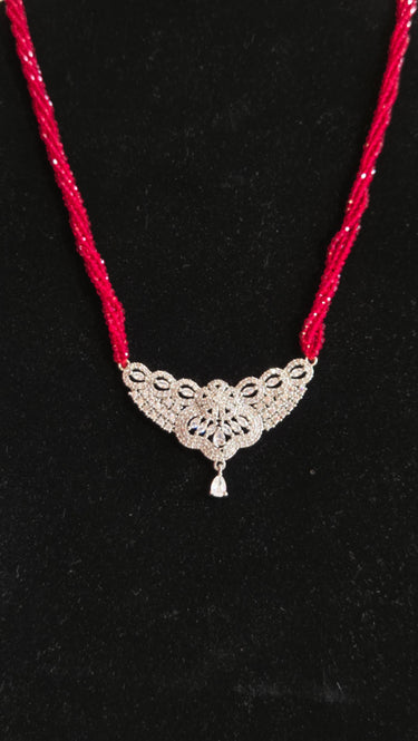 American Diamond Hydro Crystal Mangalsutra Kavya