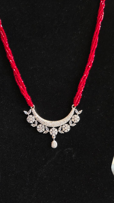 American Diamond Hydro Crystal Mangalsutra Vivah