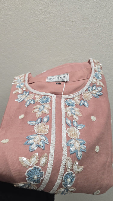 Hand Embroidered Kurti Suit
