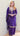 Georgette Purple Handwork Women's Kurta Set