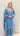Georgette Teal Blue Handwork Women's Kurta Set